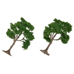 Miniature Scenery Landscape Model Trees 2 Pack Iron Wire Trunk Elm Trees - Picture 1 of 11