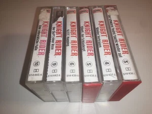 6 x Knight Rider MC Hörspiel Kassetten EUROPA - Bild 1 von 2