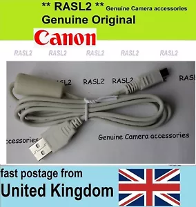 Genuine Canon USB Cable For Powershot SX60 SX50 SX40 SX530 SX520 SX510 HS G16 - Picture 1 of 9