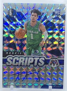 💥TYRELL TERRY ROOKIE AUTO 2020-2021💥MOSAIC SILVER ROOKIE SCRIPTS AUTOGRAPH🔥 - Picture 1 of 2