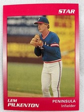 1989 STAR CO. Minor League Baseball Card#107-LEM PILKENTON, Peninsula Pilots