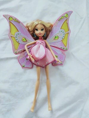 Poupée Winx club Glam Magic Enchantix Flora rainbow 2004 vintage ancien doll - Photo 1/4