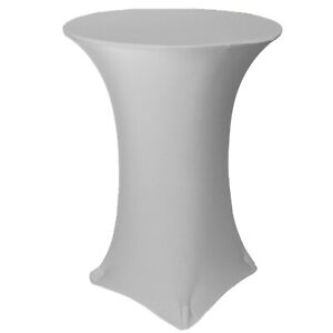 Round Spandex Table Covers, Stretch Tablecloth for Highboy Cocktail Tables