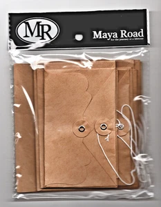 Maya Road KRAFT FENSTER UMSCHLÄGE (10 Stck./5 Stile) Scrapbooking Kartenherstellung - Bild 1 von 6