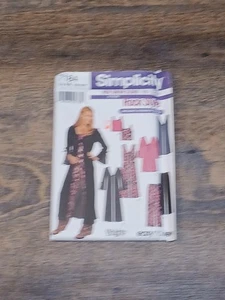 Abrigo Chaleco Pantalones Top Sin Cortar Simplicity 7184 Patrón Costura Juniors (5 - Imagen 1 de 3