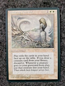 Enduring Renewal Ice Age NM White Rare MAGIC THE GATHERING MTG CARD....(DS3D1L5) - Picture 1 of 12
