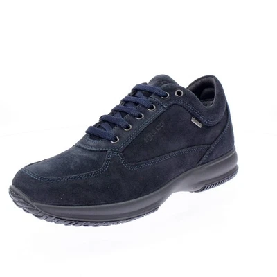 Igi & Co Time - Sneakers In Pelle Scamosciata E Goretex Blu - Uomo Scarpe - Image 1 of 3