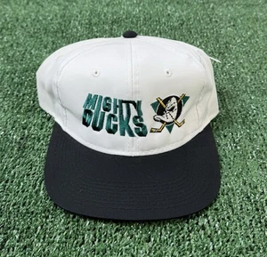 Vintage 90s Anaheim Mighty Ducks The Game Snapback Cap Mütze DEADSTOCK - Bild 1 von 8