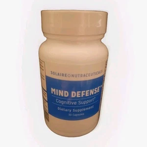 Mind Defense Cognitive Support Solaire Nutraceuticals Dietary Supplement 30 Caps - Picture 1 of 4