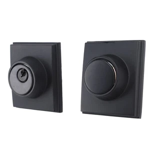 Set Maniglia Doppia Porta Spaziatura Foro Regolabile Resistente Moderna Quadrata KXFG - Foto 1 di 22