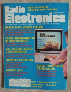 Radio Electronics Magazine Nov 1985 - Picture 1 of 1