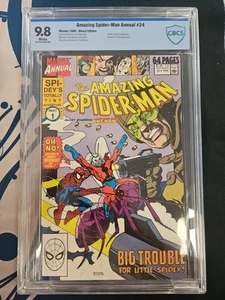 Amazins Spiderman Annual 24 (1990) 9.8 CBCS 'ANT MAN' Gil Kane Cover & Art - Picture 1 of 4