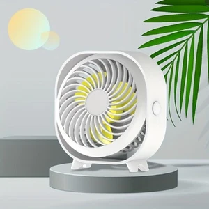 Rechargeable Mini Desktop Fan Portable Fan for Office Dorm Home Random - Picture 1 of 5