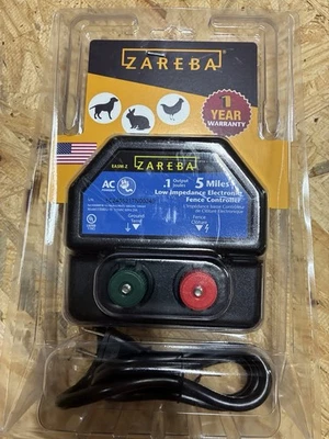 Cargador de valla eléctrico de baja impedancia alimentado por CA Zareba de 5 millas EA5M-Z Foto 1 de 2