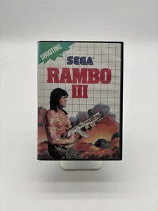 Sega Master System (CIB) - Rambo III 3 - Gioco, scatola e manuale CIB - Foto 1 di 3