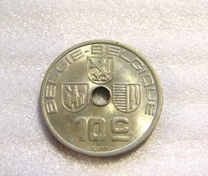 Belgium 1939 10 Centimes Au Coin - Picture 1 of 5