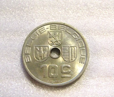 Belgium 1939 10 Centimes Au Coin - Image 1 of 4