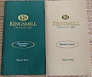 KINGSMILL RESORT PLANTATION & WOODS COURSES  Players Book - Brand New - Picture 1 of 13