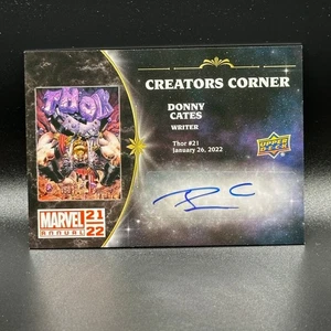 2021-22 Marvel Annual Creators Corner DONNY CATES #CC-DC Auto Upper Deck - Picture 1 of 2