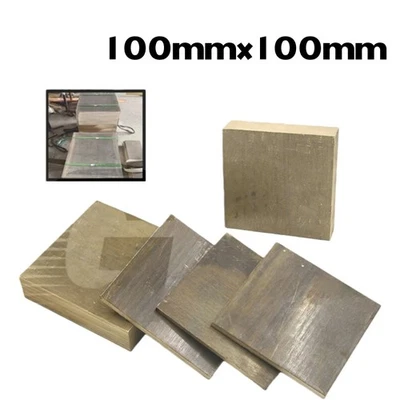 Aluminum Bronze Sheet Plate ZCuAl03Sn09 Metal Panel 100x100mm, 6mm-40mm Thickess - image 1 of 4