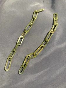 Chinesische geschnitzte Stein Kettenglieder vielleicht Jade - Bild 1 von 12