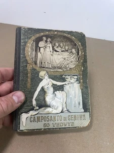 Camposanto Di Genova 50 Vedvte Picture Booklet - Imagen 1 de 17