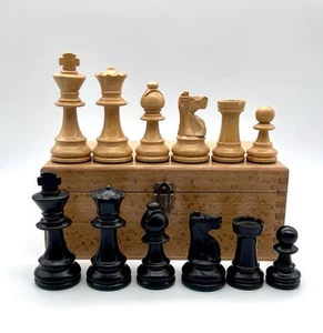 Vintage Chavet Staunton Chess Set, Style 253/4, Made in France c.1970 - Picture 1 of 8