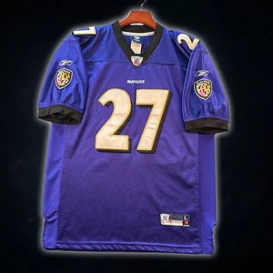 NFL On Field Reebok Ravens #27 Rice Purple Athletic Football Jersey Men's Large - Picture 1 of 10