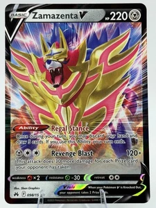 Pokémon TCG Crown Zenith Zamazenta V 098/159 - Picture 1 of 2