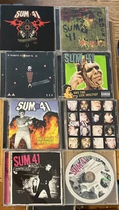Sum 41 8 CD Lot Chuck 13 Voices Hour Of Power All Killer Underclass Hero Infect - Bild 1 von 5