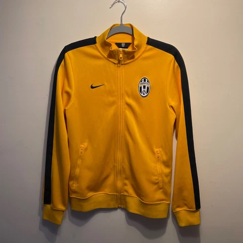 Rare Nike Juventus Training Football Jacket Soccer Track Men’s Size S Yellow Cover