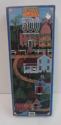 Old RoseArt jigsaw puzzle;  Brick House Road by Susan Henke;  500 pcs NIB - Image 1 of 2