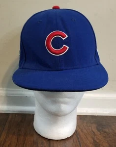 New Era 59Fifty MLB Chicago Cubs 2016 World Series 7 1/4 Fitted Cooperstown Hat - Picture 1 of 5