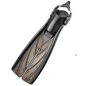 Atomic Splitfin offen, S - mit SpringStraps, Farbe "Smoke on the Water" - NEU - Bild 1 von 3