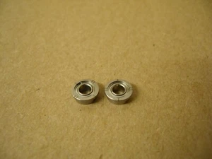 (Qty 2) SSRIF518-ZZ STAINLESS STEEL BALL BEARING FLANGED 1/8"X1/4"X.109" - Picture 1 of 3