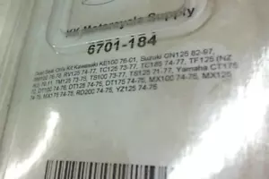 ALL BALLS DUST SEAL KIT RM100 TM125 RV125 RD200 MX125 YZ125 - Picture 1 of 4