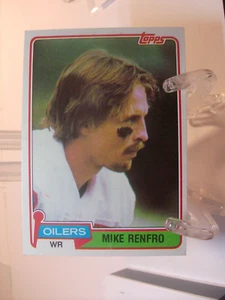 1981 Topps Football Card #58 - Mike Renfro - Houston Oilers (97634) - Picture 1 of 2