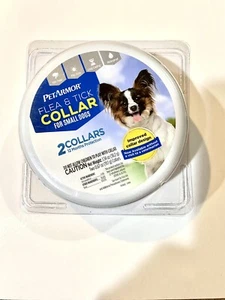 Pet Armor Flea & Tick Collar for Small Dogs - 2 Collars, New, Unopened - Picture 1 of 2