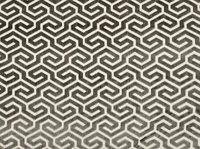 SCHUMACHER MING TRASTE TERCIOPELO TOPO GEO MUEBLES TELA DE ALTA GAMA POR YARDA 50"W Foto 1 de 4