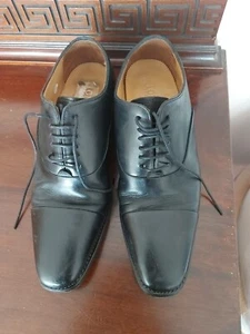jones bootmaker KenM Benchmade Oxford Welted Brogues Mens Uk9 Worn @ Wedding NWD - Picture 1 of 7