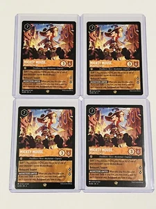 Disney Lorcana Ursula's Return - Mickey Mouse #16/204 Legendary Reg/Non Foil (4) - Picture 1 of 4