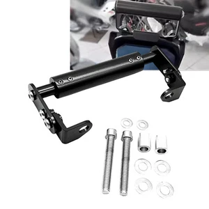 Black Mobile Phone GPS Navigation Bracket Holder For Honda Small displacement DU - Picture 1 of 5