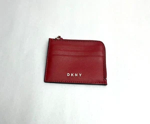 DKNY WOMENS PVC MATERIAL CREDIT CARD HOLDER - Picture 1 of 3