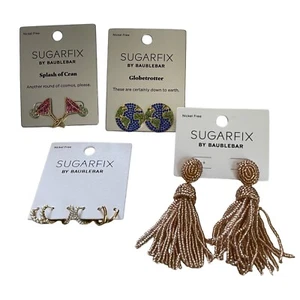 Sugarfix by Baublebar Earrings:  4 Packs - 6 Pairs - Picture 1 of 9
