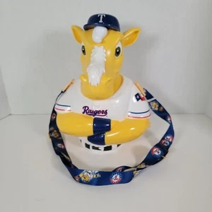 Texas Rangers CAPTAIN Popcorn Bucket w/ Lanyard MLB Stadium Giveaway Pony - Picture 1 of 6