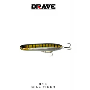 DRAVE GUERERRO GILL TIGER 013 SURFACE SLAYER HARD LURE (90mm 15g) - Picture 1 of 8
