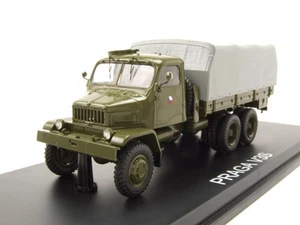 PREMIUM CLASSIXXS,PRAGA V3S PP-LKW green tarpaulin carrier, 1/43, PRX47138 - Picture 1 of 4