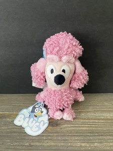 Bluey COCO POODLE PLUSH FRIENDS pink stuffed animal dog MOOSE TOYS Disney NEW - Picture 1 of 5