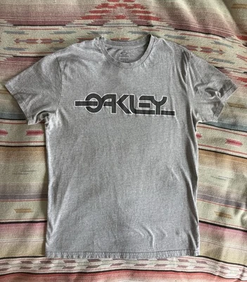 Camiseta Oakley Vintage Y2K Logo Cracking Para Hombre L Foto 1 de 4