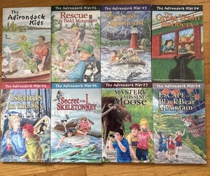 Lot The Adirondack Kids Lot of 8 Books 1-8 VanRiper PB All Signed Like New - Imagen 1 de 12